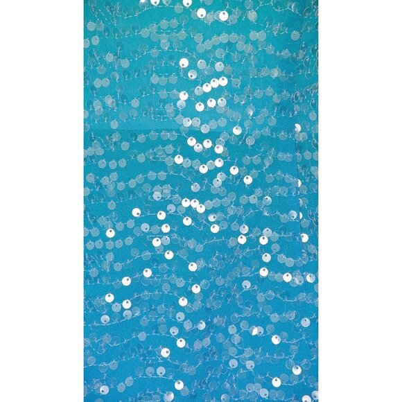 Sau Lee Jewel Dress in Green Blue Ombre - Picture 4 of 11